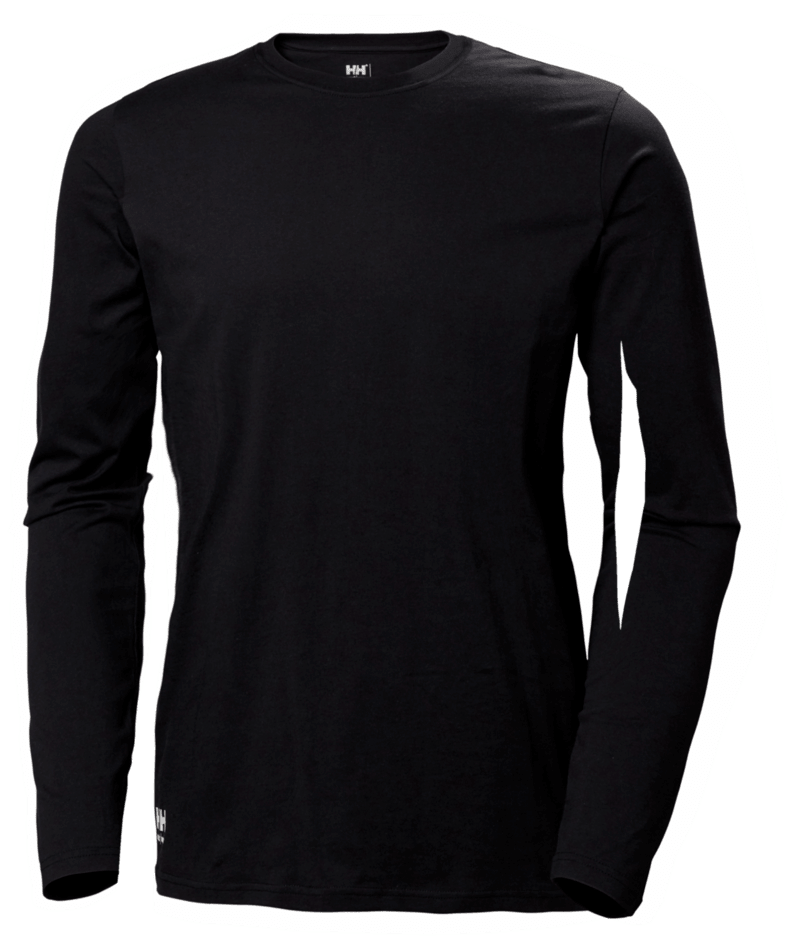Helly Hansen Workwear W CLASSIC 2.0 LONGSLEEVE in Schwarz – Vorderansicht