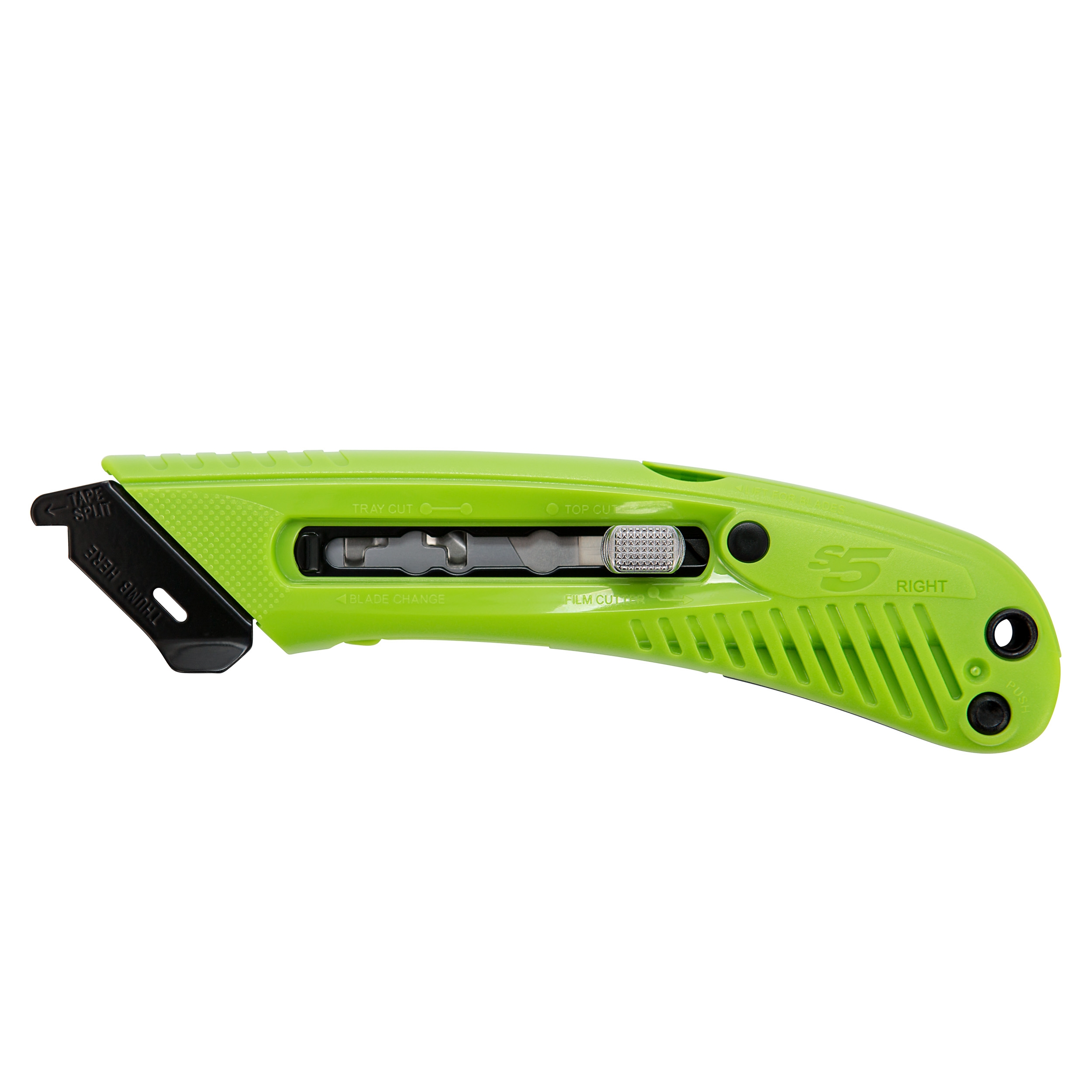 SPG® Pacific Handy Cutter® Messer S5R in Grün – Vorderansicht
