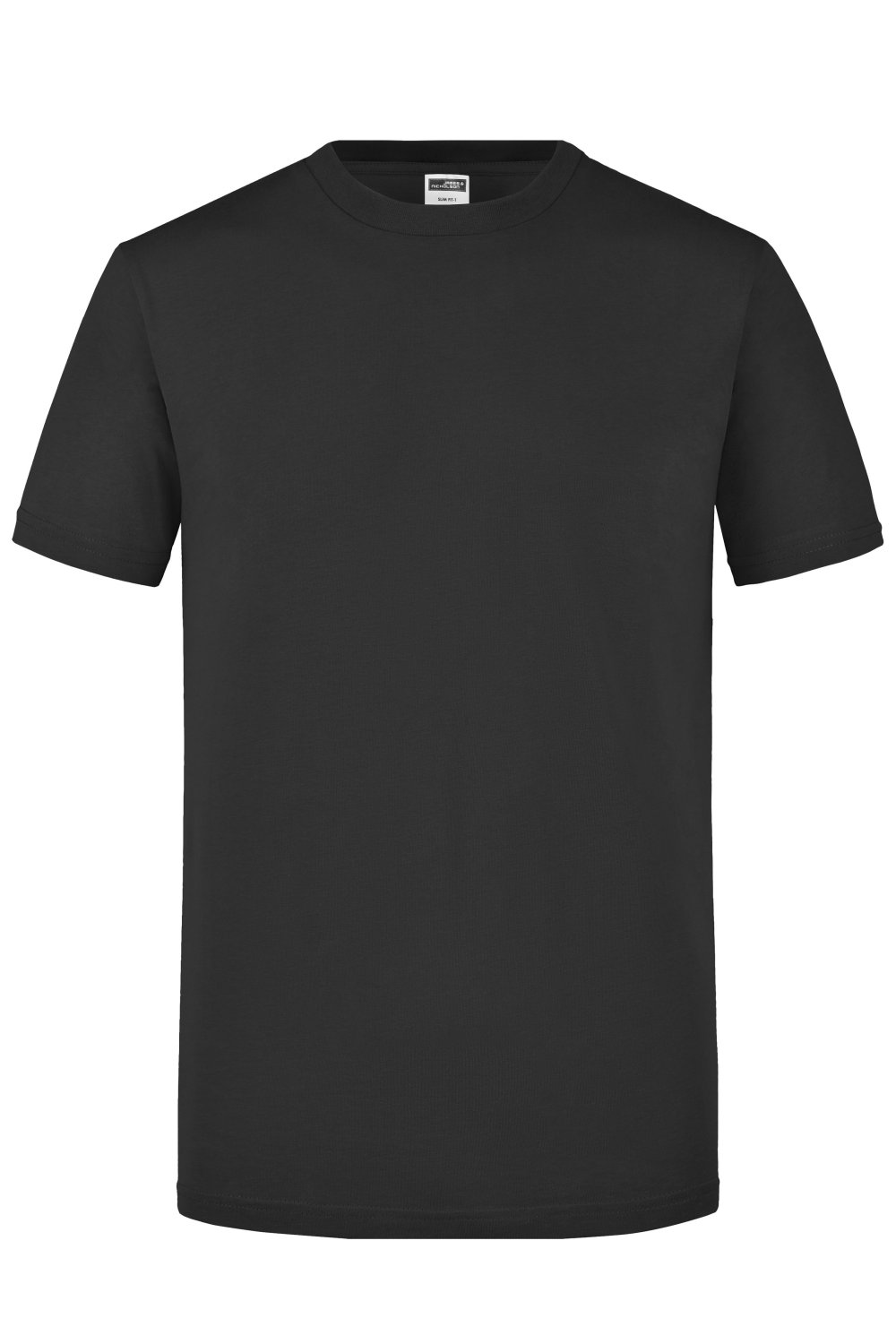 Daiber Men's Slim Fit-T in Black – Vorderansicht
