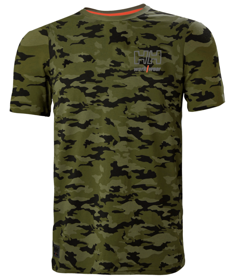Helly Hansen Workwear EVO T-SHIRT in Camo – Vorderansicht