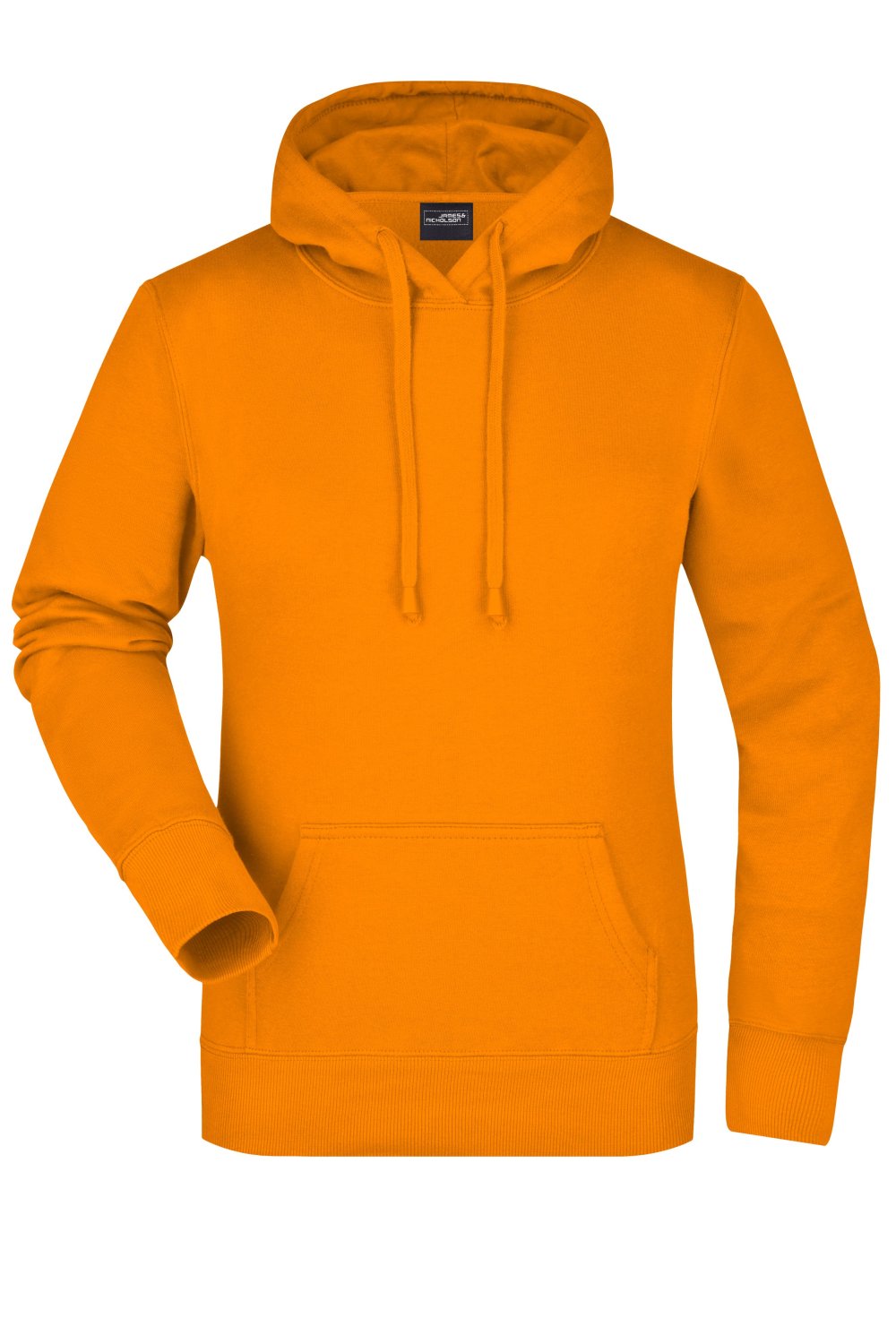 Daiber Ladies' Hooded Sweat in Orange – Vorderansicht