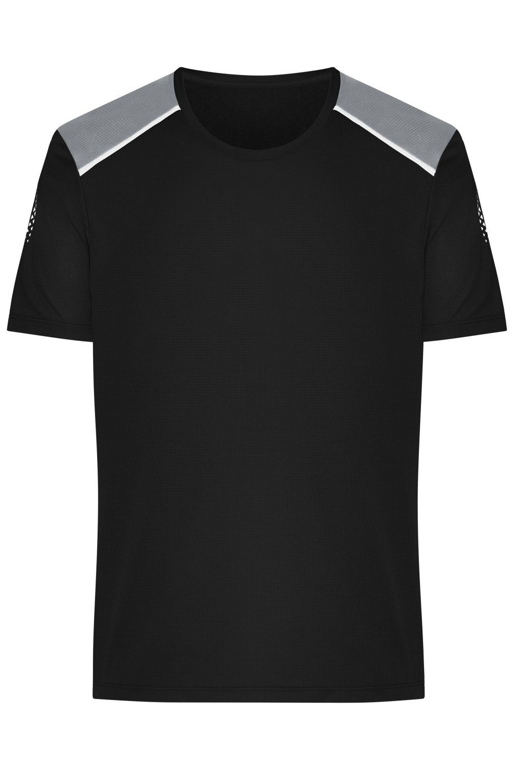 Daiber Men's Running T-Shirt GRS in Black – Vorderansicht