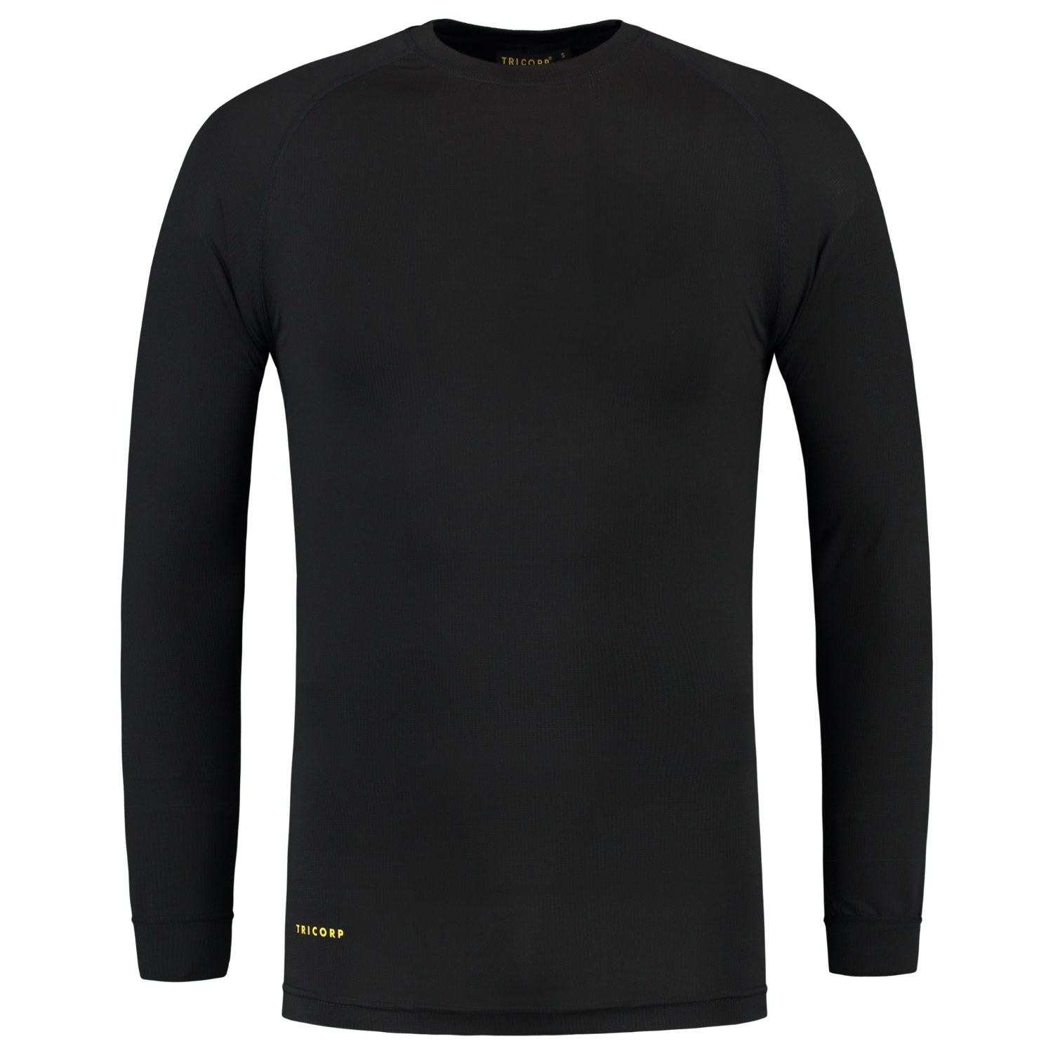 TRICORP Thermo-Shirt in Black – Vorderansicht