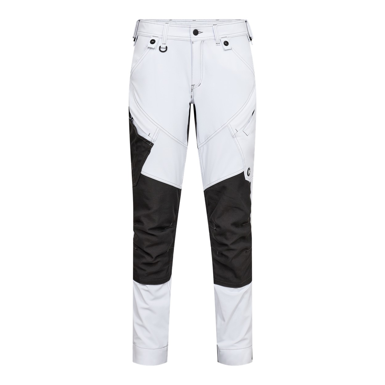 ENGEL X-treme 2366-417 Arbeitshose mit 4-Wege-Stretch in Weiss – Vorderansicht