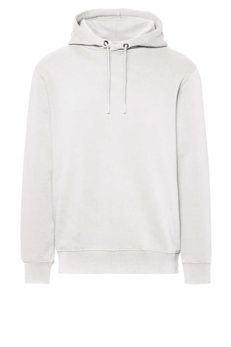 HAKRO 560 Kapuzen-Sweatshirt Bio-Baumwolle in Weiß – Vorderansicht