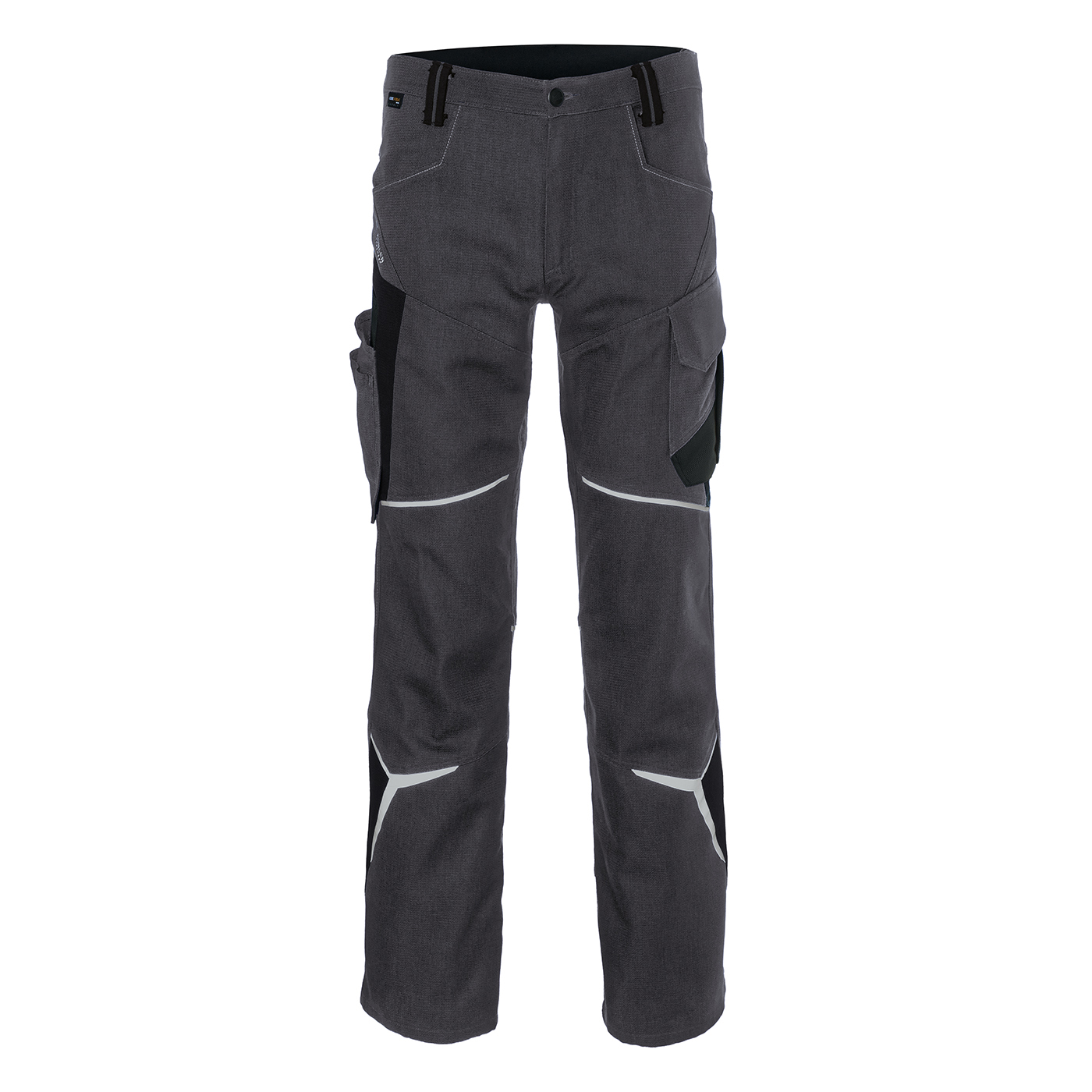 KÜBLER BODYFORCE Hose in Anthrazit/Schwarz – Vorderansicht