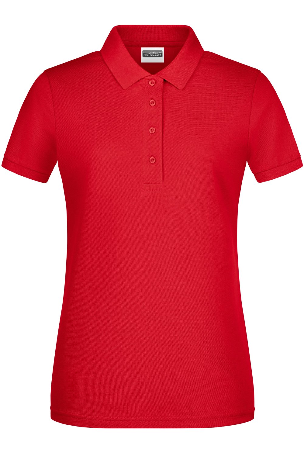 Daiber Ladies' Basic Polo OCS Standard in Red – Vorderansicht