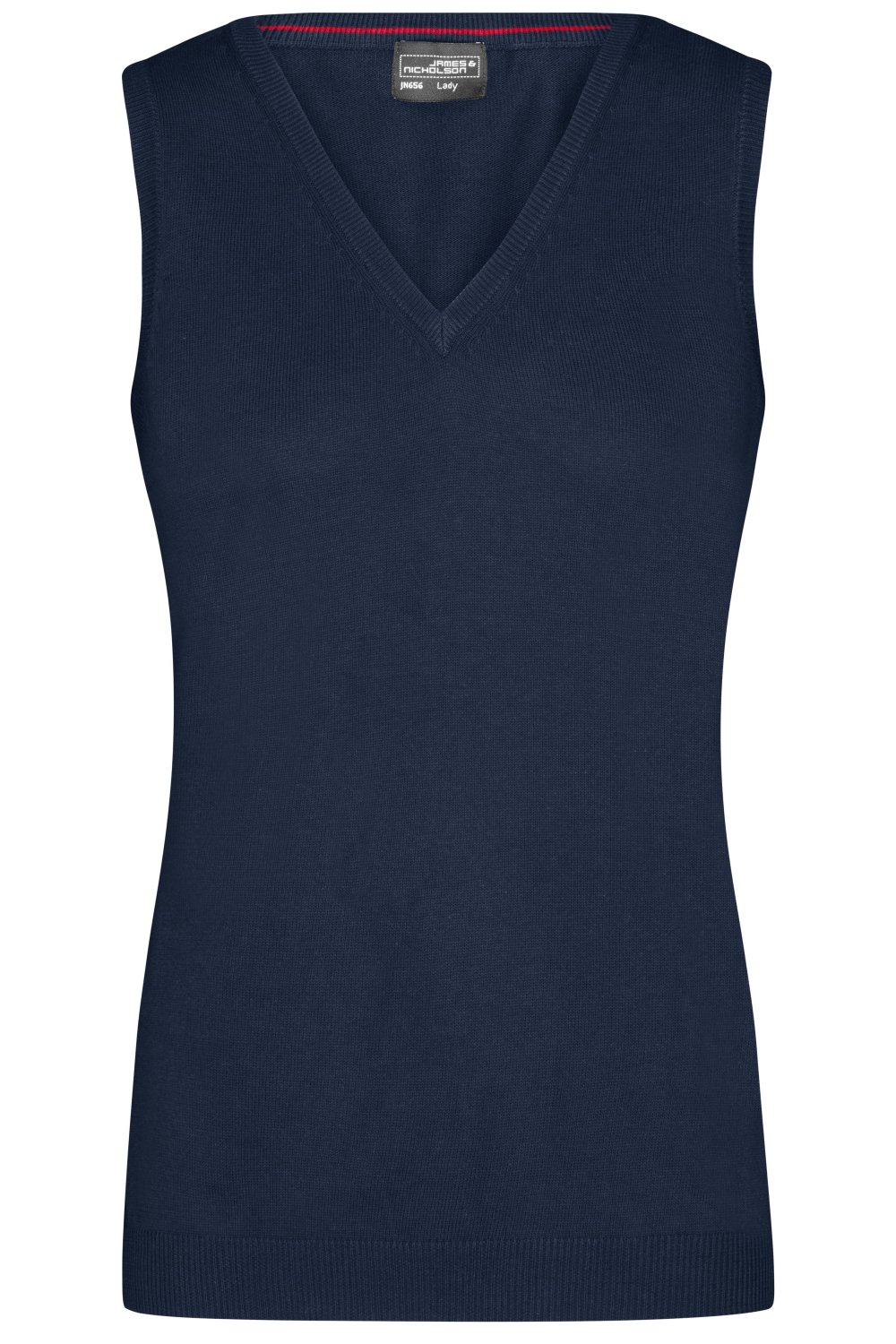 Daiber Ladies' V-Neck Pullunder in Navy – Vorderansicht