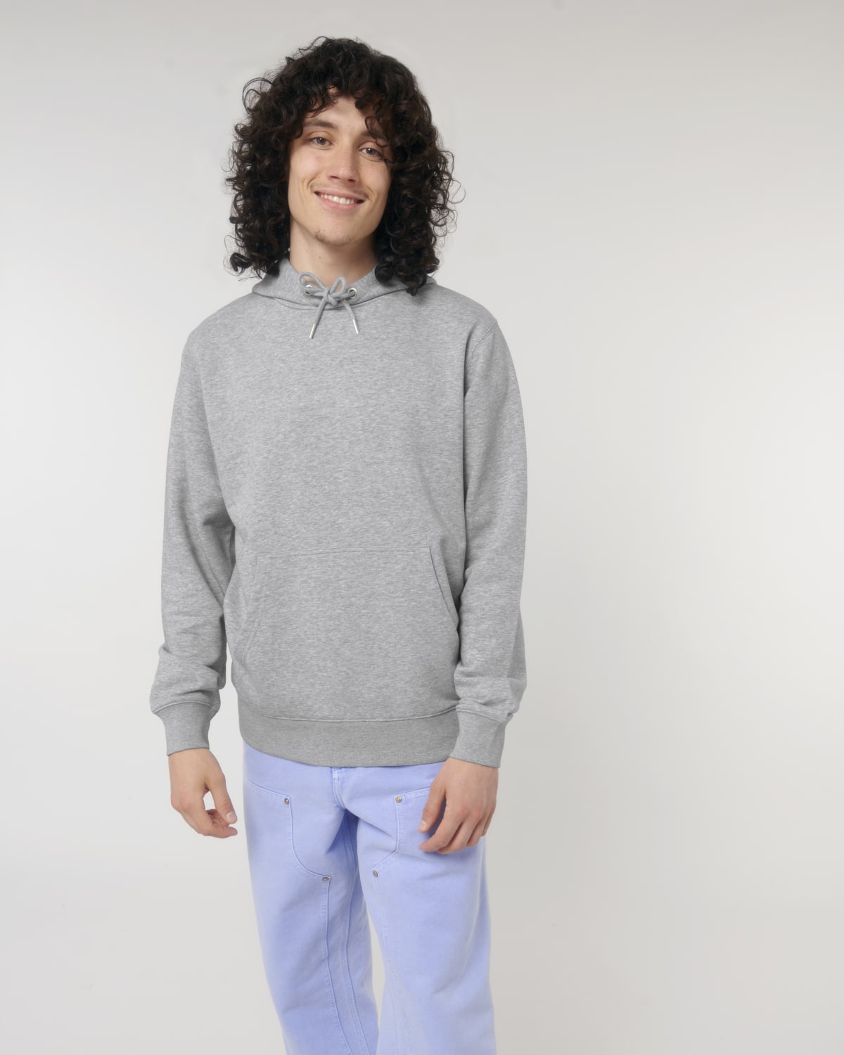 Stanley Stella Archer in Heather Grey – Modellansicht