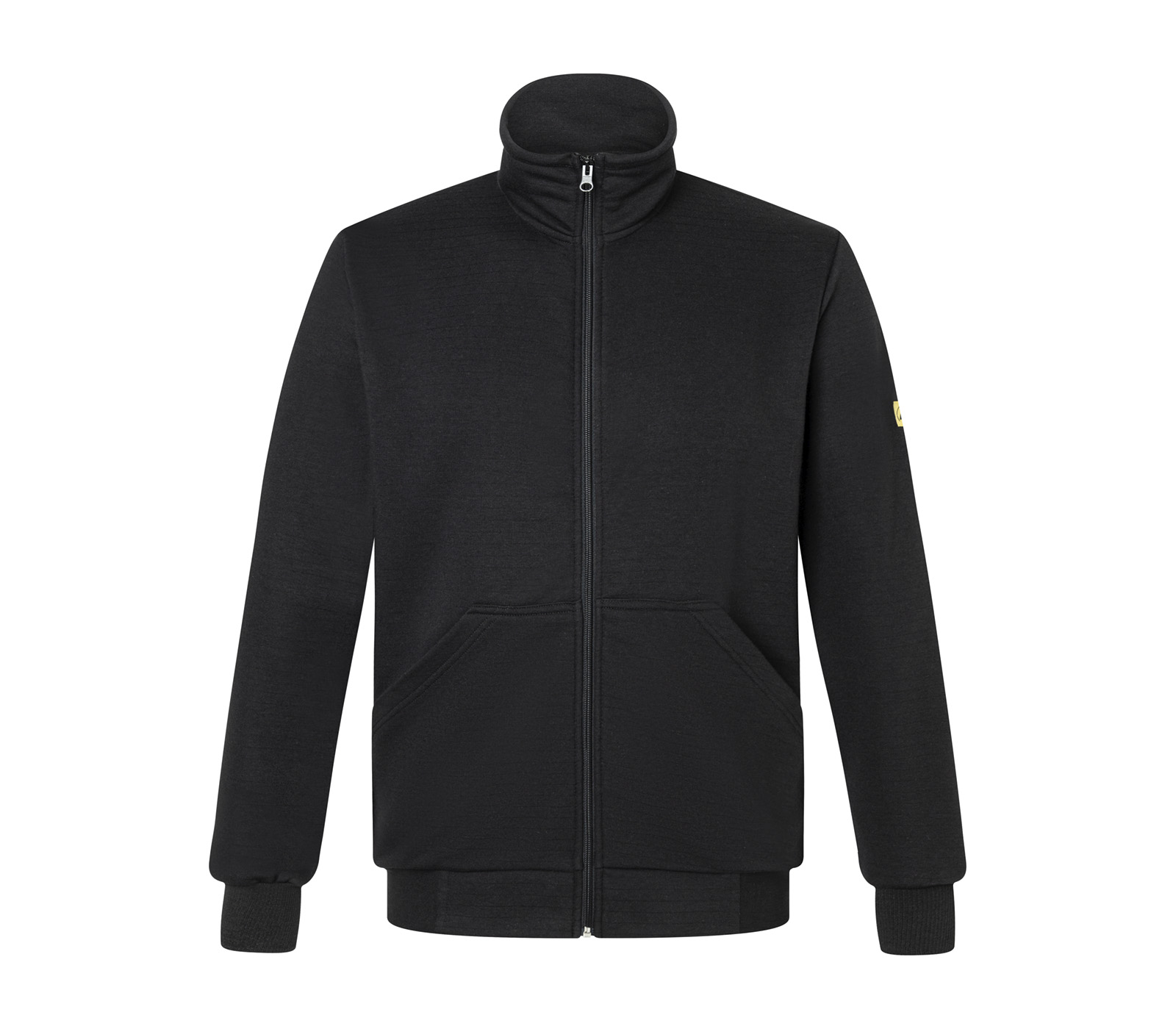 Kübler ESD Sweatjacke in Schwarz – Vorderansicht