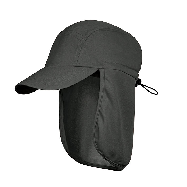 4PROTECT® UV-Schutz-Cap in Grau – Vorderansicht