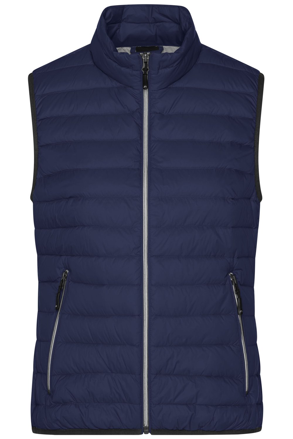 Daiber Ladies' Down Vest in Navy/Silver – Vorderansicht