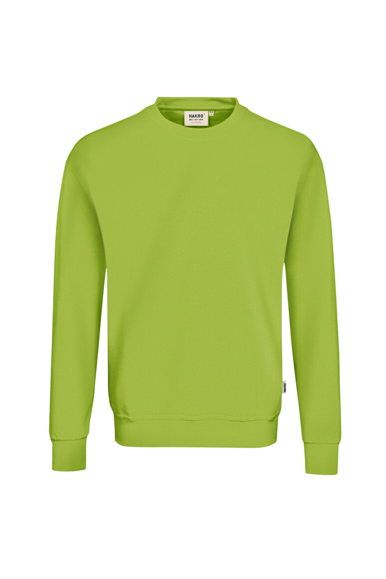 HAKRO 475 Sweatshirt MIKRALINAR® in Kiwi – Vorderansicht