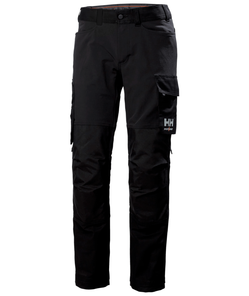 Helly Hansen Workwear OXFORD 4X WORK PANT in Schwarz – Vorderansicht