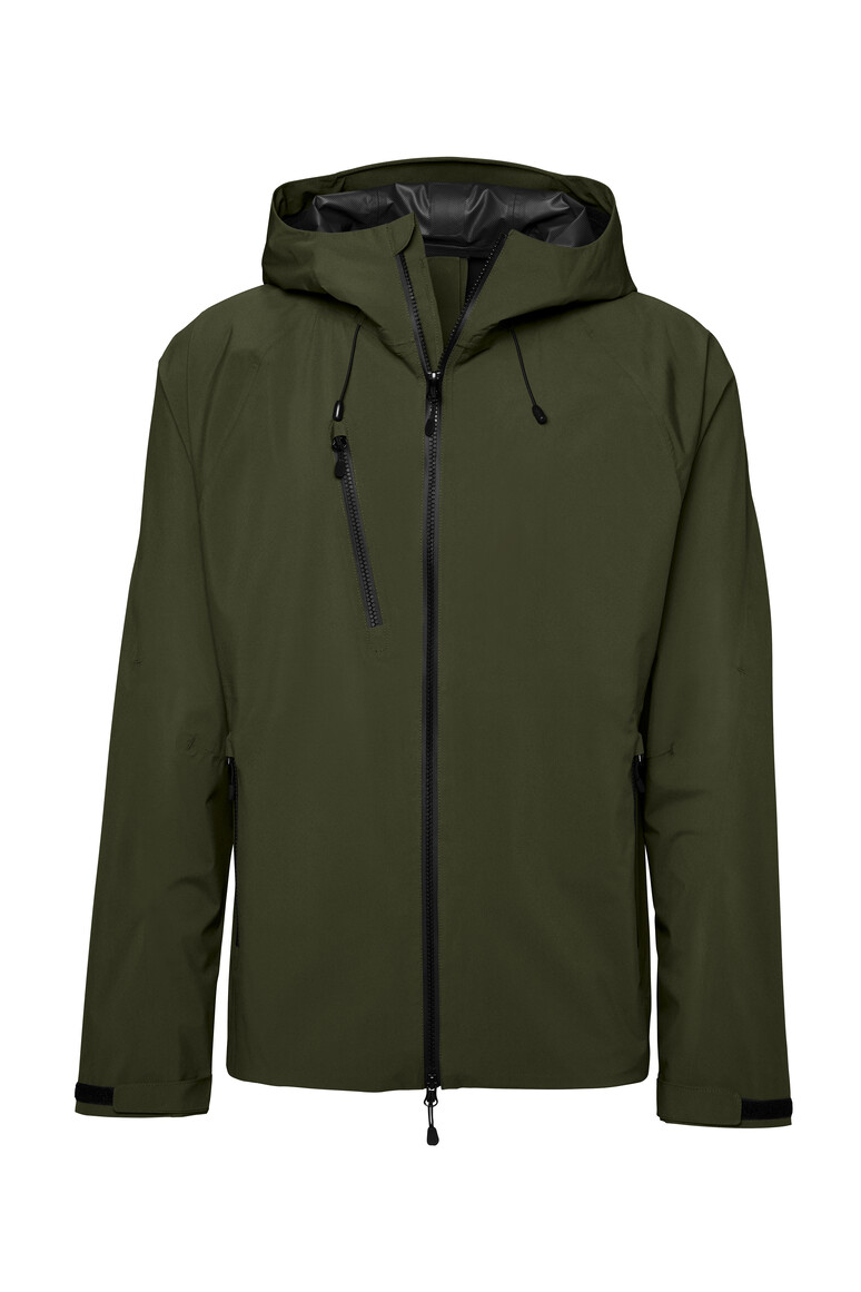 HAKRO 884 High-Activejacke ECO in Olive – Vorderansicht
