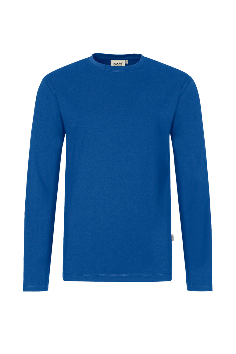 HAKRO 279 Longsleeve MIKRALINAR® in Royalblau – Vorderansicht