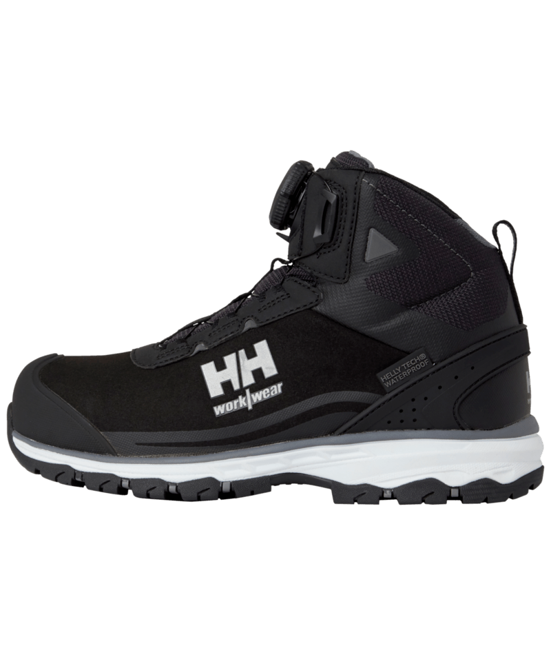 Helly Hansen Workwear W CHELSEA EVO 2 MXR MB BOA S7S in Schwarz/Grau – Vorderansicht