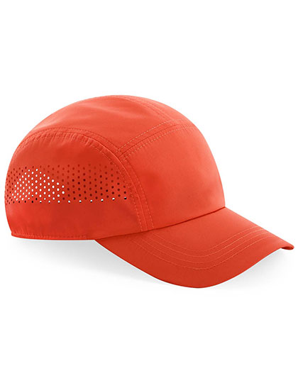 Beechfield Technical Running Cap in Chilli Red – Vorderansicht