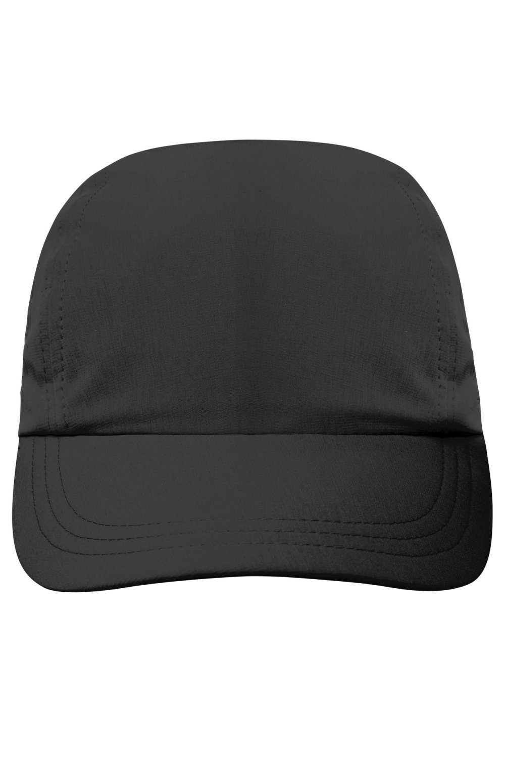 Daiber 3 Panel Cap in Black – Vorderansicht