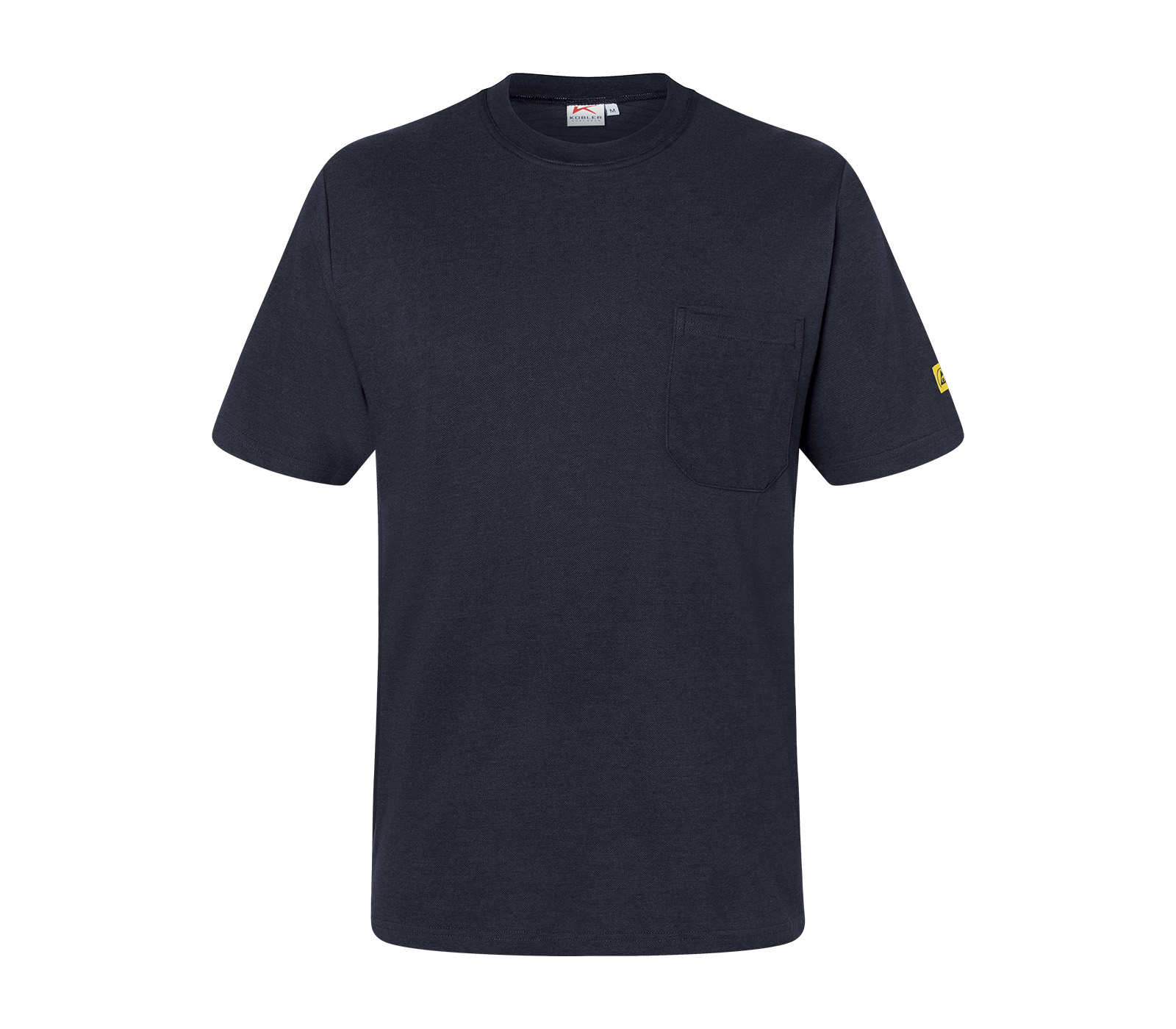 Kübler ESD T-Shirt in Dunkelblau – Vorderansicht