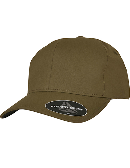 Flexfit Delta in Olive – Vorderansicht