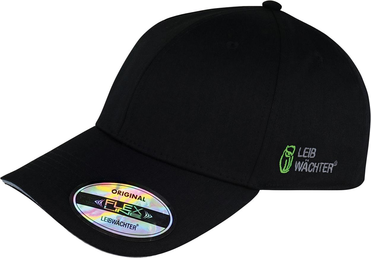 Leibwächter Stretch Basecap mit Logostick in Standard – Vorderansicht