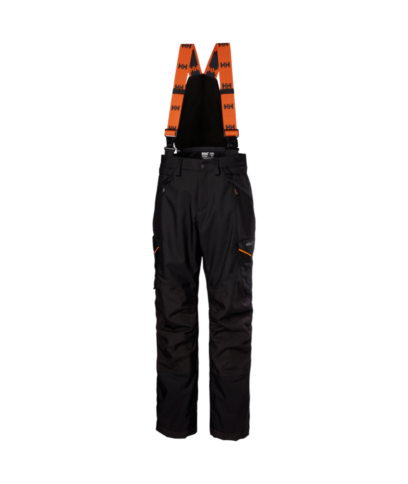 Helly Hansen Workwear W KENSINGTON CNCT SHELL PANT in Schwarz – Vorderansicht
