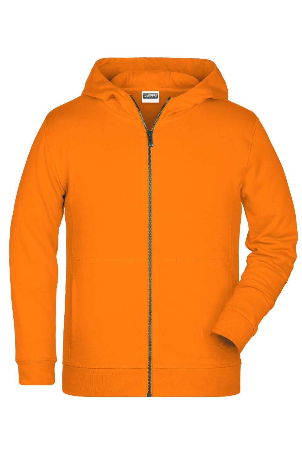 Daiber Children's Zip Hoody OCS Blended & RCS in Orange – Vorderansicht