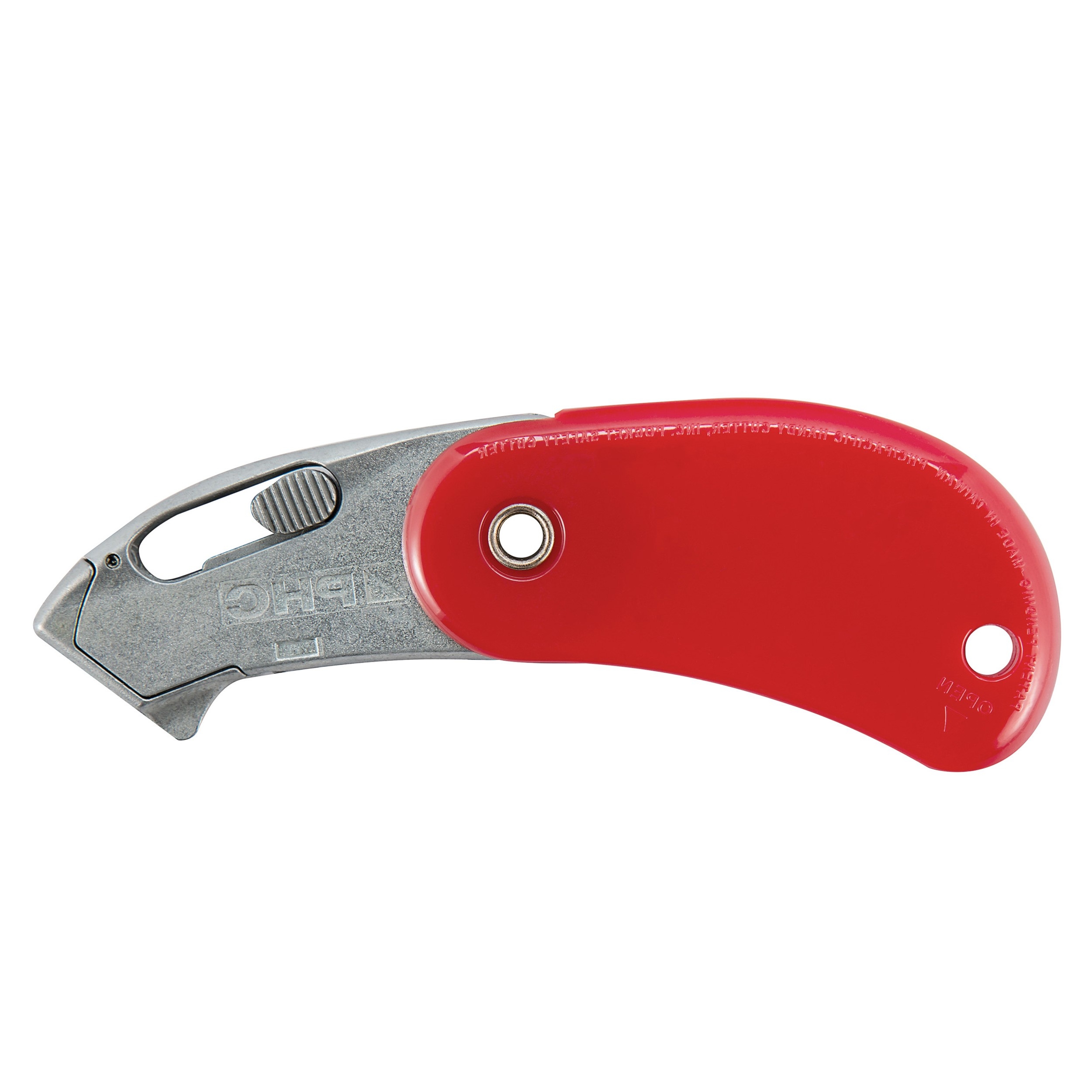 SPG® Pacific Handy Cutter® Sicherheitsmesser POCKET SAFETY CUTTER in Blau – Vorderansicht