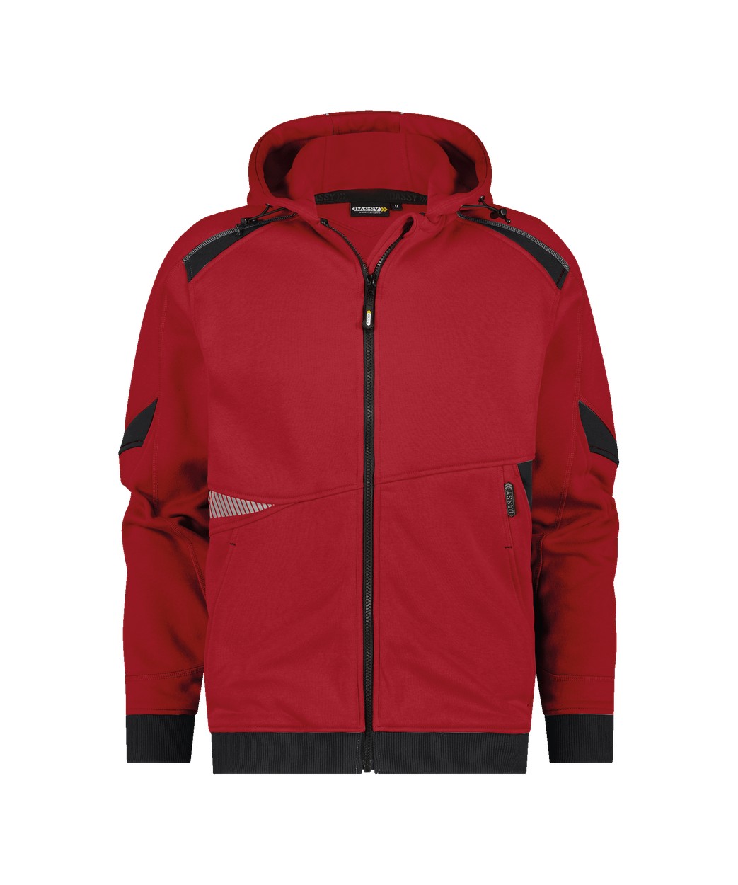 DASSY® Lunax in Rot/Schwarz – Vorderansicht