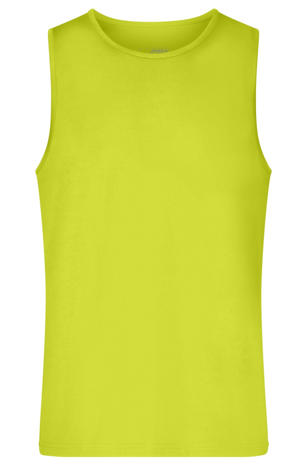 Daiber Men's Active Tanktop in Acid-Yellow – Vorderansicht