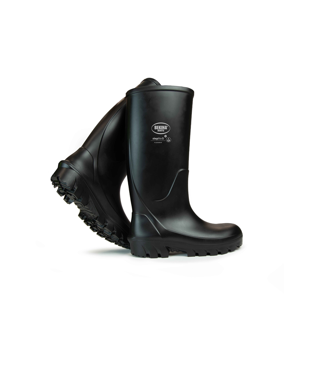 BEKINA Steplites Flexgrip SAN9S S5 in Schwarz – Vorderansicht