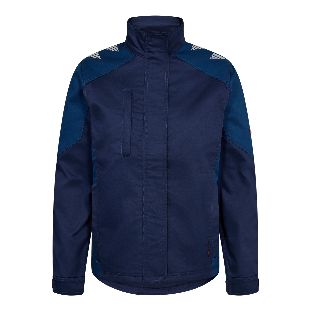 ENGEL Galaxy 1816-255 Damen Arbeitsjacke mit 2-Wege-Stretch in Blue Ink/Dark Petrol – Vorderansicht