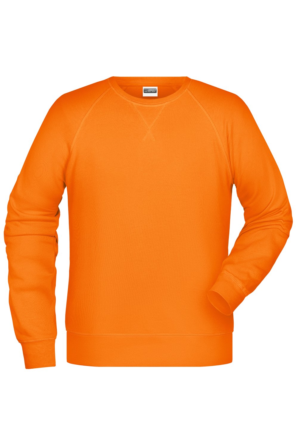 Daiber Men's Sweat OCS Blended & RCS in Orange – Vorderansicht