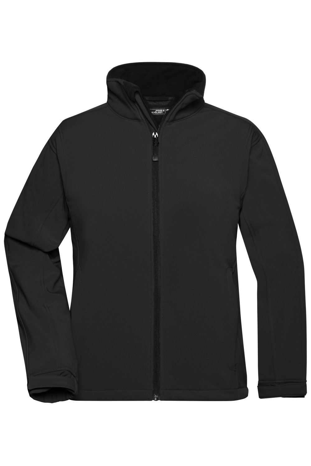 Daiber Ladies' Softshell Jacket in Black – Vorderansicht