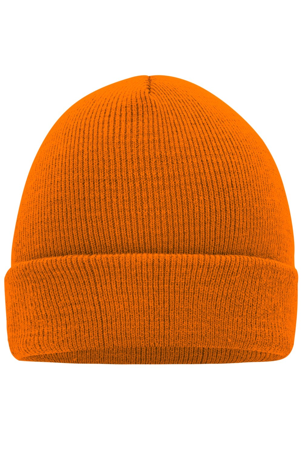 Daiber Knitted Cap in Orange – Vorderansicht