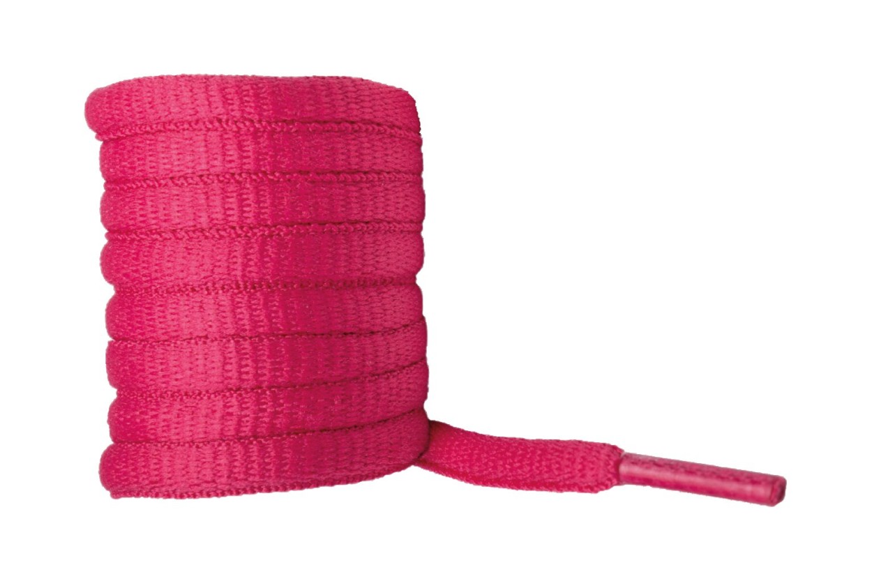 BAAK Schnürsenkel Neon Pink 100cm Senkel Neon Pink in Neon Pink – Vorderansicht