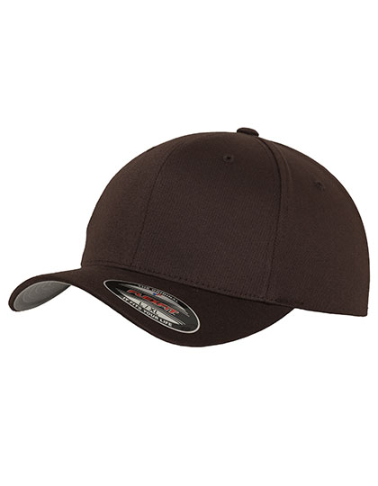 FLEXFIT Wooly Combed Cap in Brown – Vorderansicht