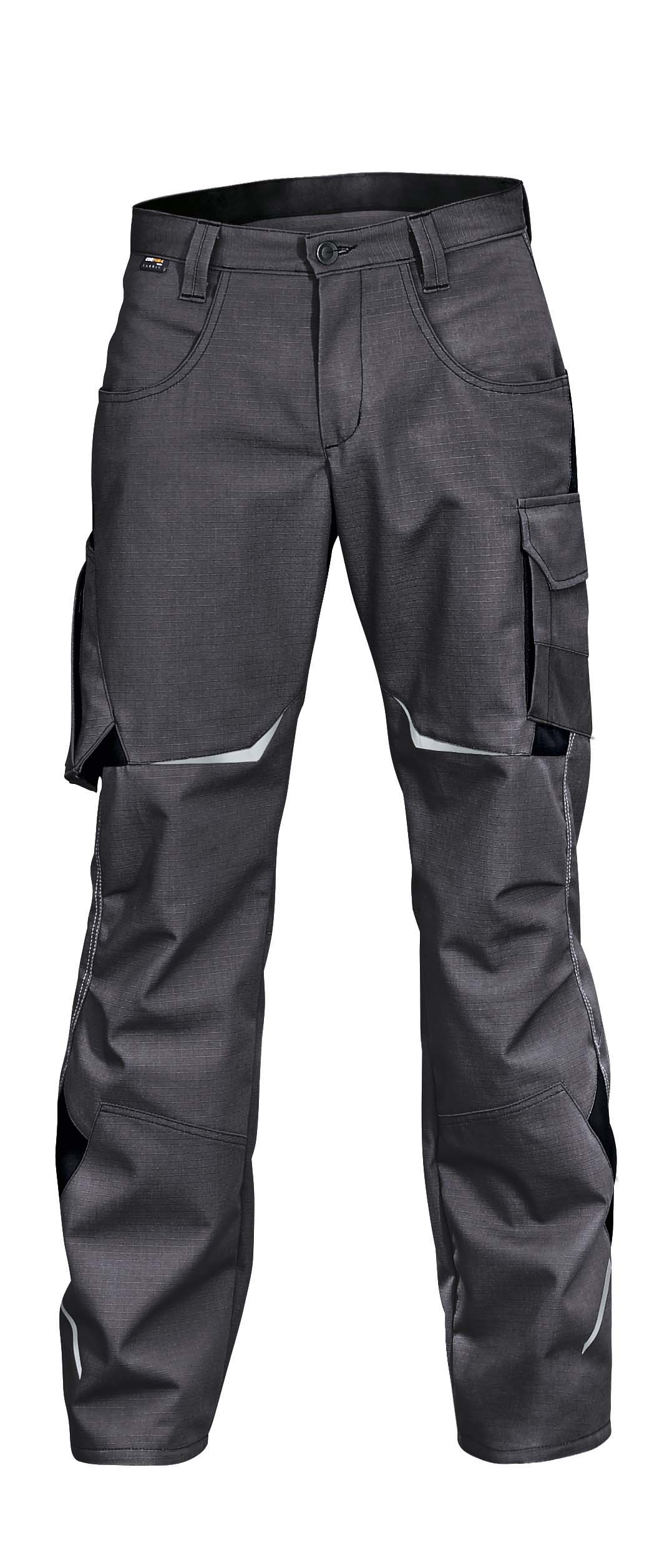 Kübler PULSSCHLAG Hose in Anthrazit/Schwarz – Vorderansicht