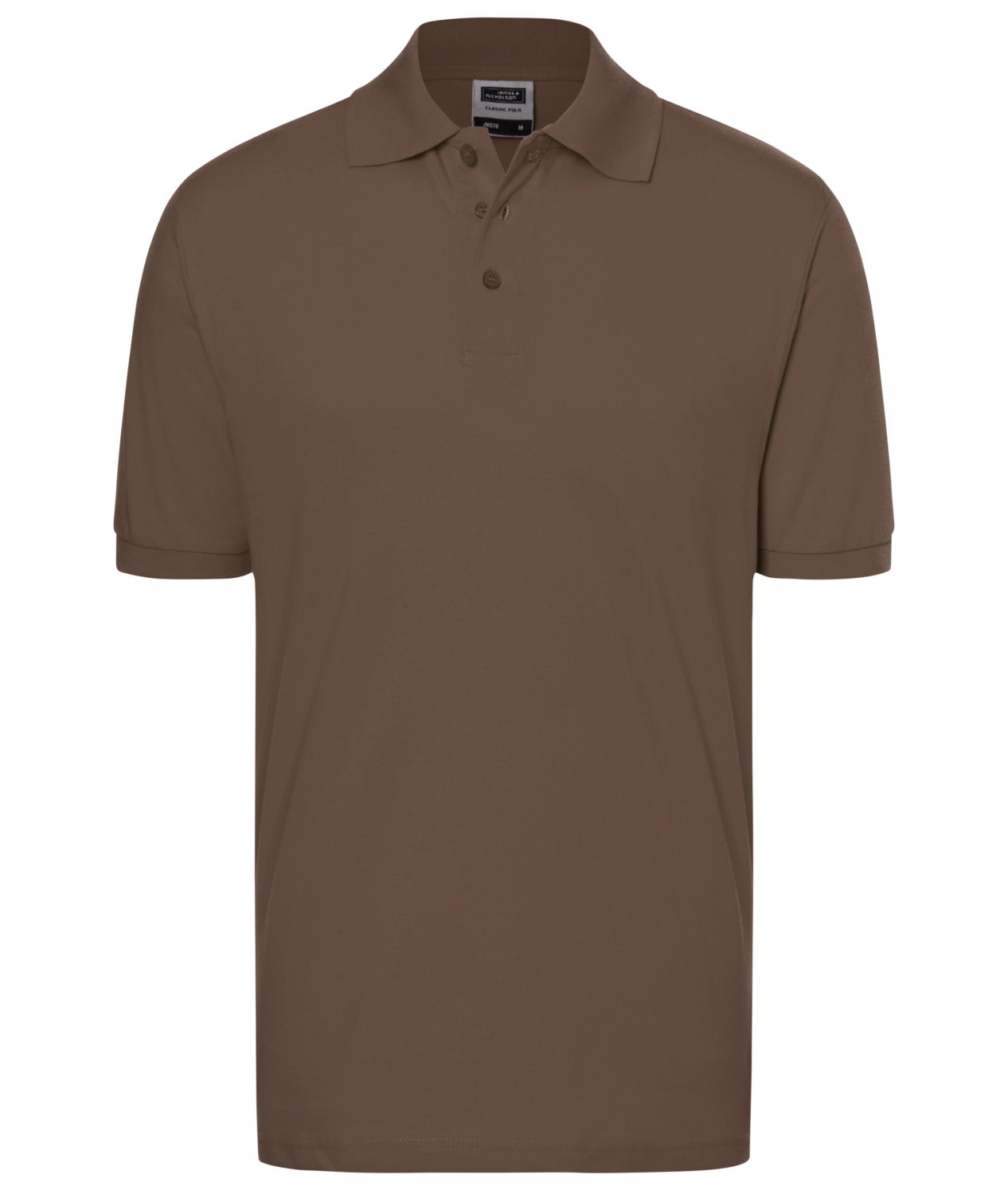 Daiber Classic Polo in Brown – Vorderansicht