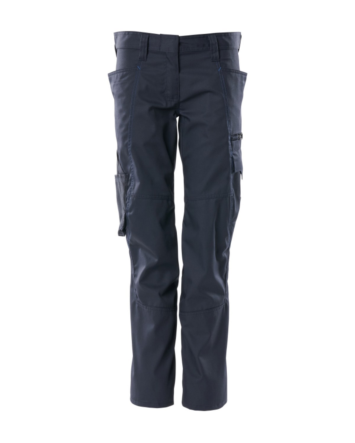 MASCOT Accelerate Hose mit Schenkeltasche (Damen) in Schwarzblau – Vorderansicht