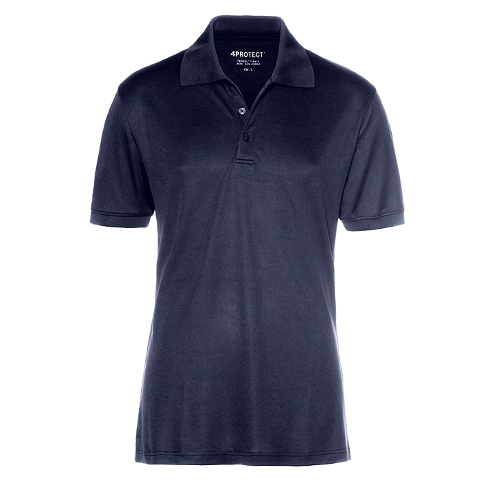 4PROTECT® UV-Schutz-Poloshirt MADISON in Navy – Vorderansicht