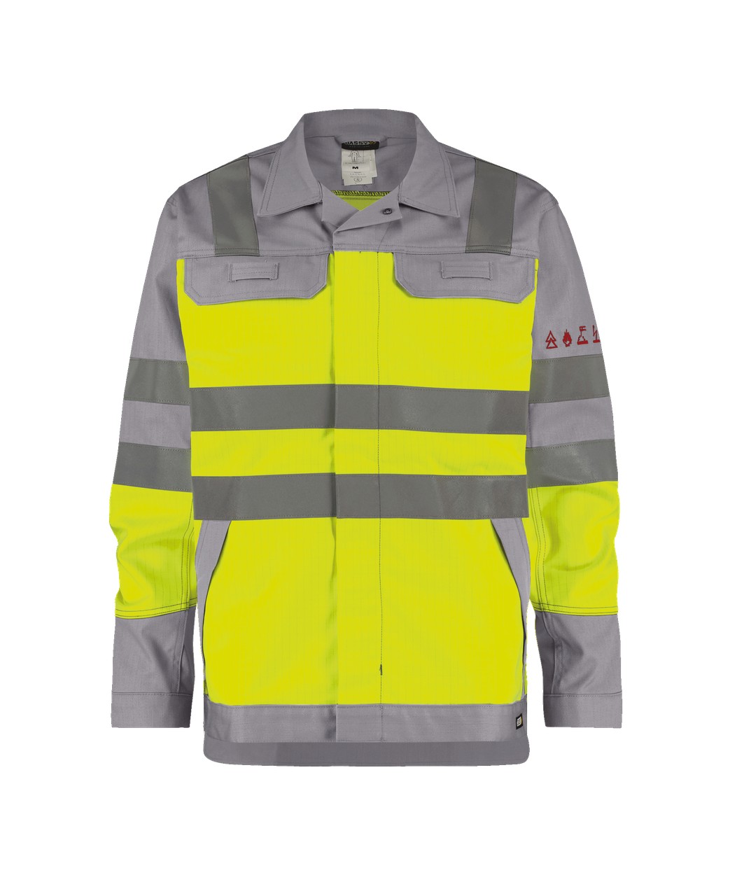 DASSY® Franklin in Neongelb/Graphitgrau – Vorderansicht