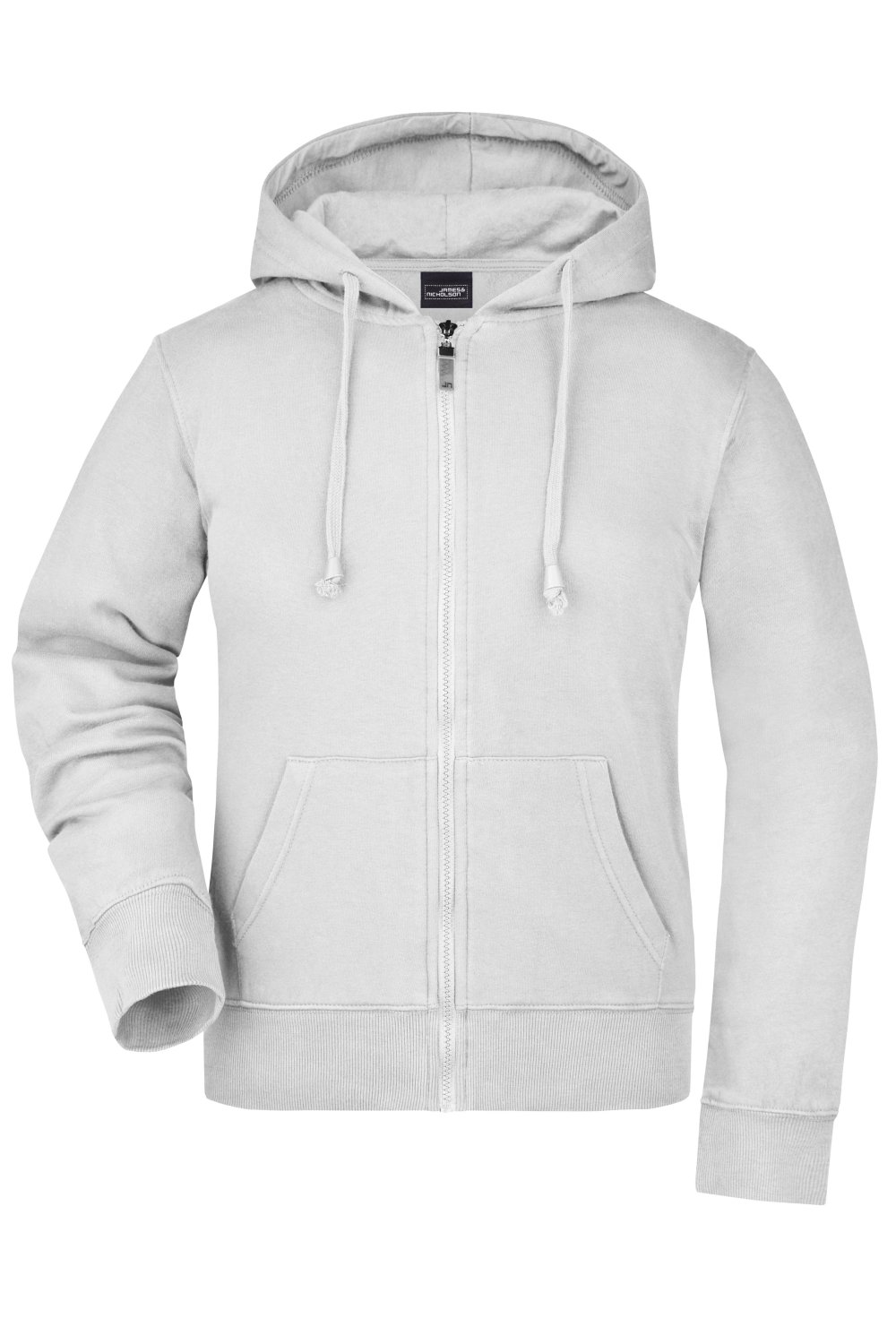 Daiber Ladies' Hooded Jacket in White – Vorderansicht