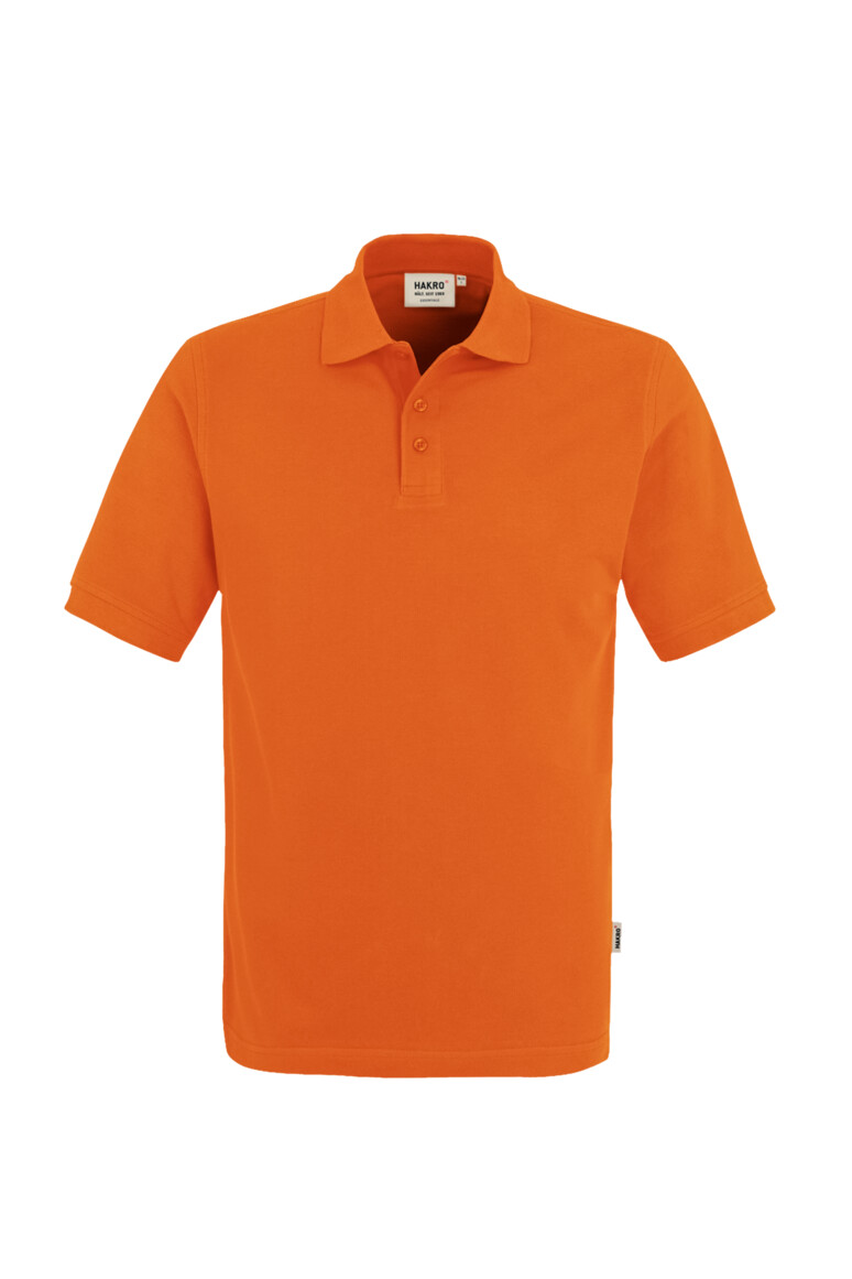 HAKRO 810 Poloshirt Classic in Orange – Vorderansicht