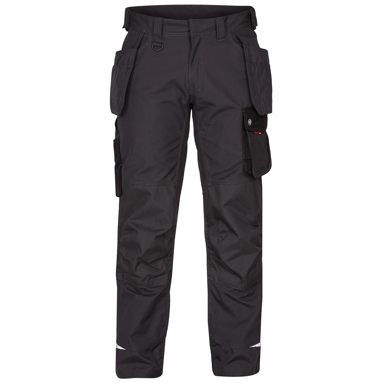 ENGEL Galaxy 2811-254 Arbeitshose mit Holstertaschen in Anthrazitgrau/Schwarz – Vorderansicht