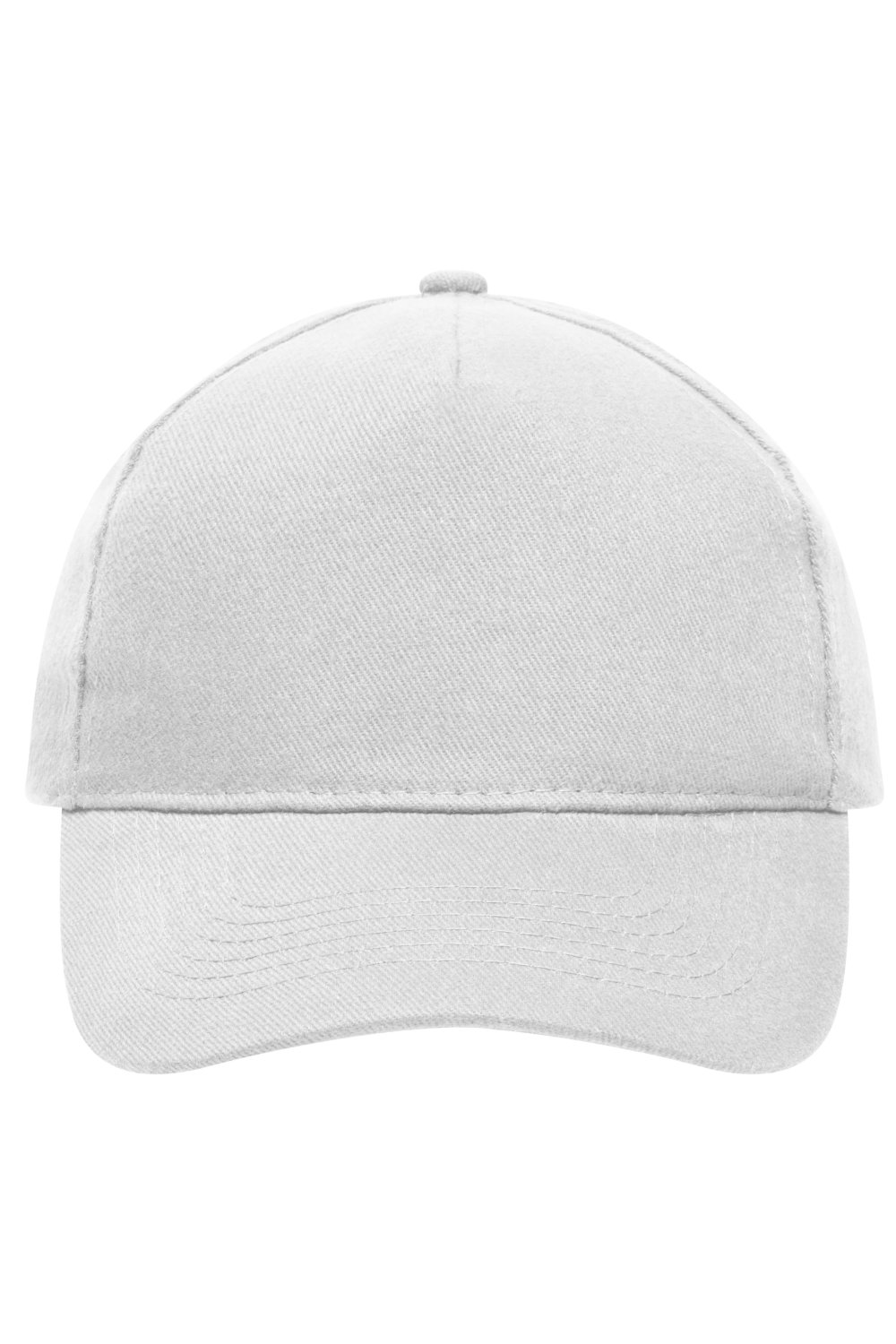 Daiber 5 Panel Cap Heavy Cotton in White – Vorderansicht