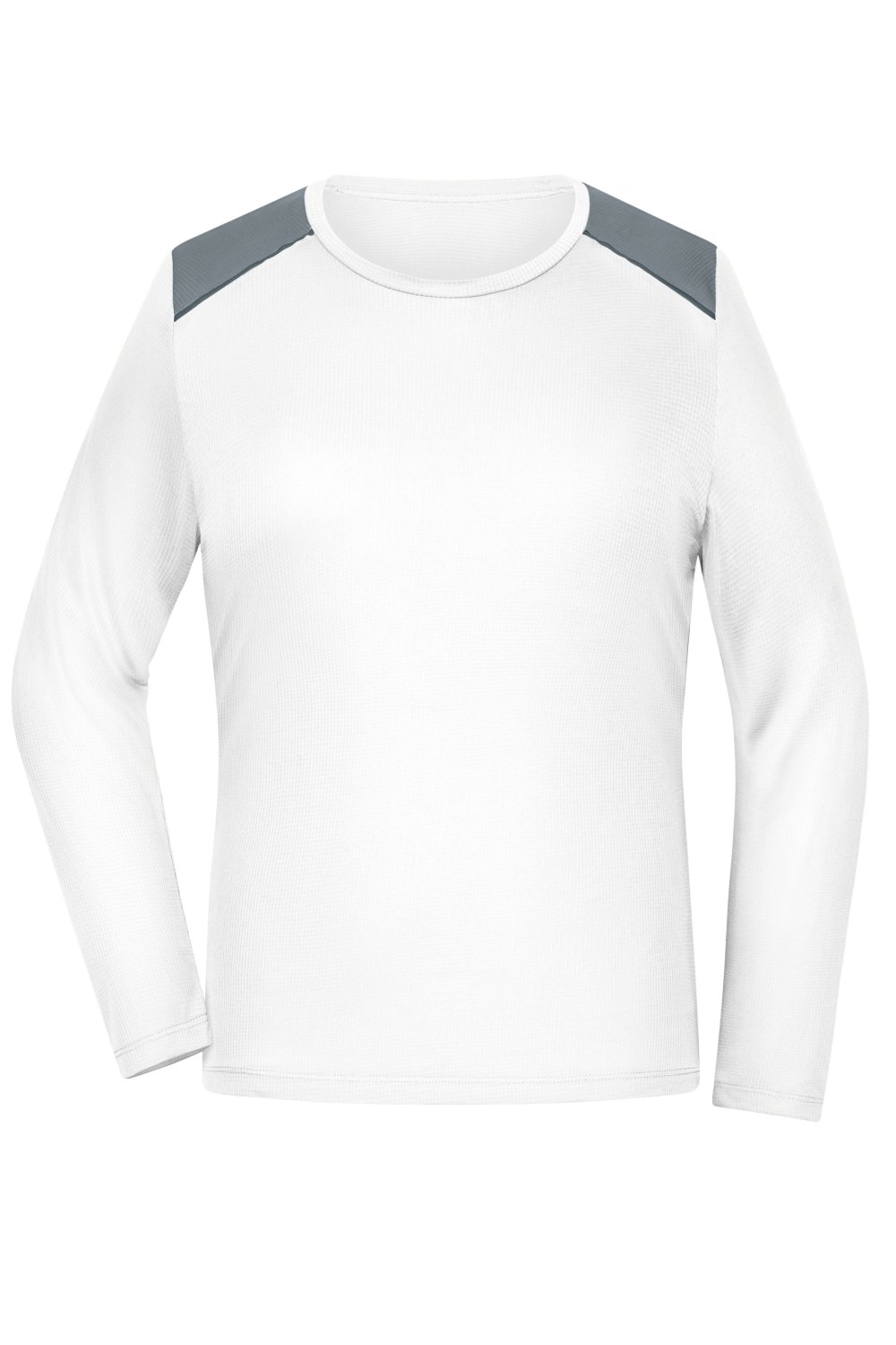Daiber Ladies' Running Shirt Longsleeve GRS in White – Vorderansicht