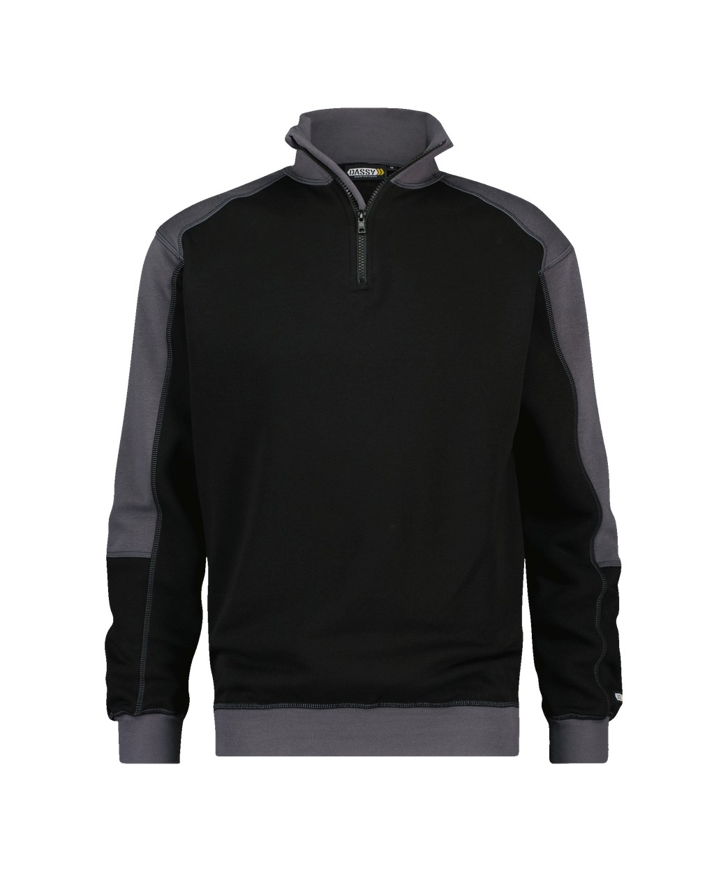 DASSY® Basiel in Schwarz/Zementgrau – Vorderansicht