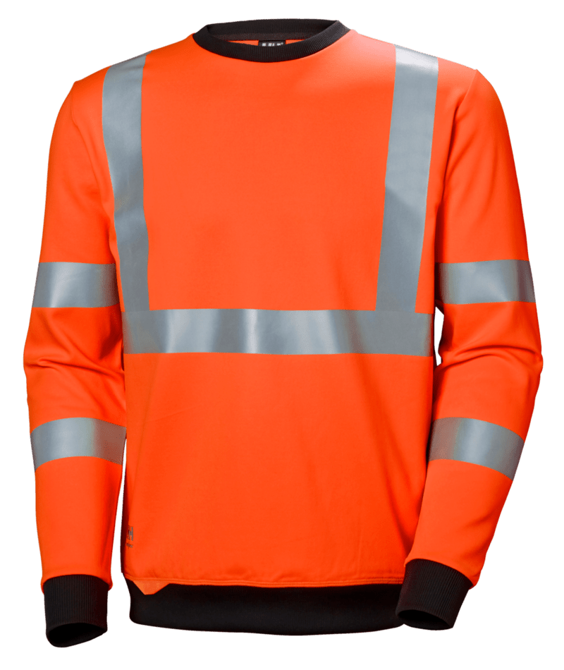 Helly Hansen Workwear ADDVIS SWEATSHIRT in Orange – Vorderansicht